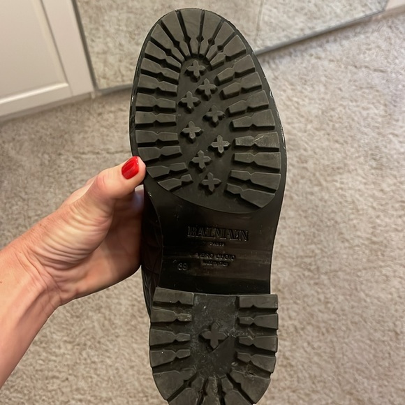 Balmain Army Quilted Leather Combat Boots 🖤 - Picture 14 of 15